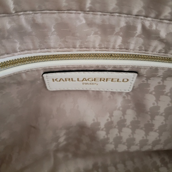 Karl Lagerfeld Tote Bag in Off-white/Ivory - Picture 5 of 6